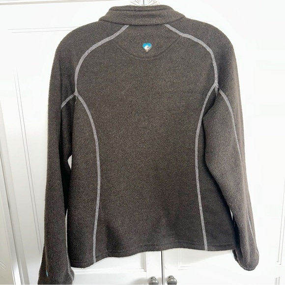 Kuhl Alfpaca Women’s Fleece Full Zip Brown Jacket Small - Picture 2 of 12